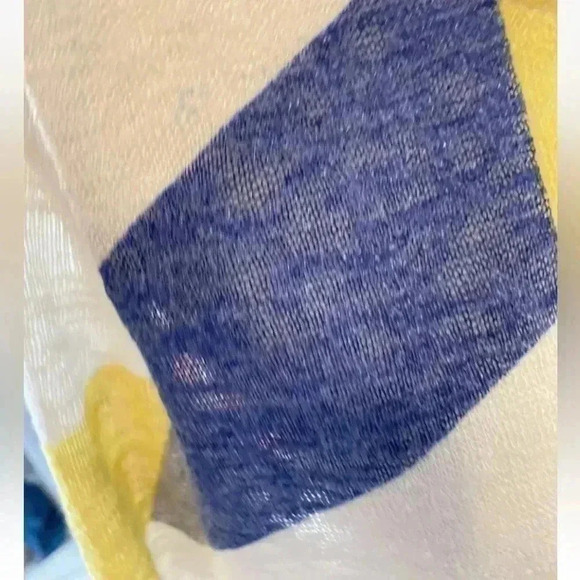 FLAMINGO URBAN Fashion Break Stripe Adjustable 3/4 Sleeve‎ Scoop Woman’s Size M - Picture 9 of 16